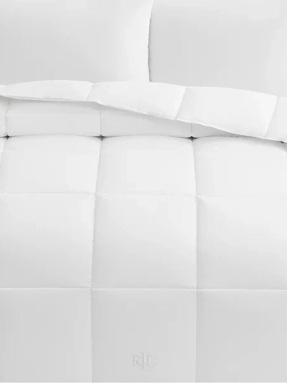 Lauren Ralph Lauren White 230-Thread Count Down-Alternative Comforter, Full/Quee